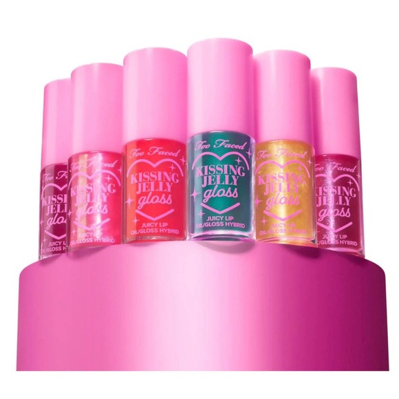 TOO FACED Kissing Jelly Gloss Juicy Lip Oil in ‘GRAPE SODA’ - .15 oz NIB - Picture 4 of 9
